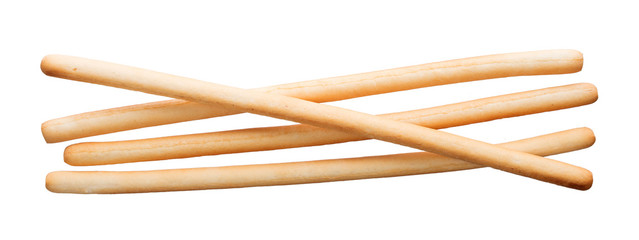 Bread sticks isolated