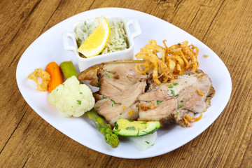 Czech cuisine - roasted pork