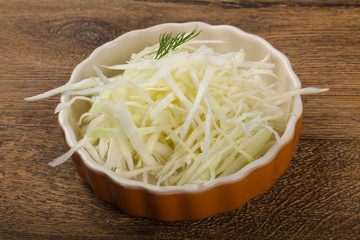 Shredded cabbage