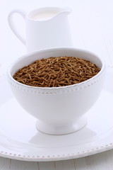 vintage bran cereal breakfast