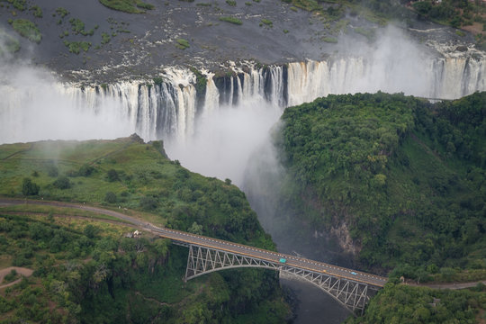 Victoria Falls from the Air, Zambia/Zimbabwe