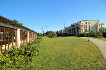 Fototapeta premium Yachthafenresidenz Hohe Düne