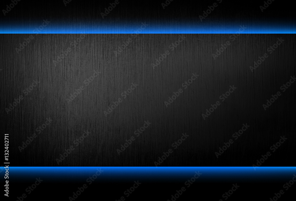 Poster black metal template with light background