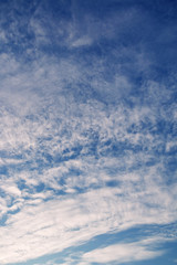 white cloud on blue sky