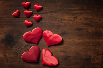 Fototapeta premium Red hearts