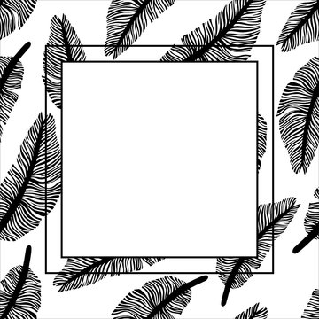 Design temptate with place for your text. Can be used for weddin