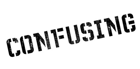 Confusing rubber stamp. Grunge design with dust scratches. Effects can be easily removed for a clean, crisp look. Color is easily changed.