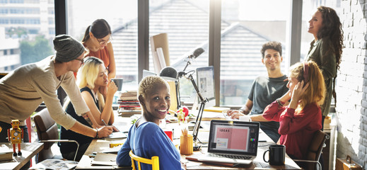 Worker Team  Business Corporate Coworkers Concept