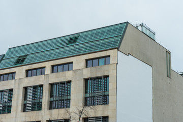rooftop of luxury real estate buildings