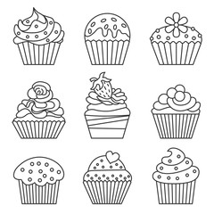 cupcake icons.