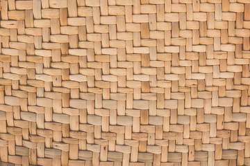 brown handicraft weave texture surface for furniture