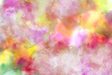 Abstract colored paper background. Colored paint stains.