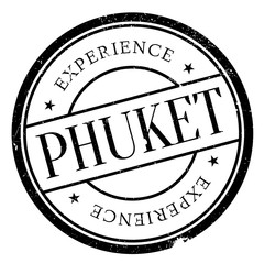 Phuket stamp rubber grunge