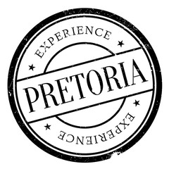 Pretoria stamp rubber grunge