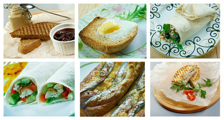 set of different   Sandwich