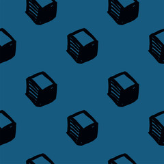 Vector hand drawn illustration with cote colorfull elephants