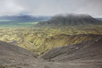 Foto auf Alu-Dibond Trunk cone of Marumligar volcanic crater. Ambrym island-Vanuatu. 5966 © rweisswald