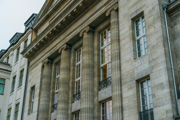 monumental building with big pillars
