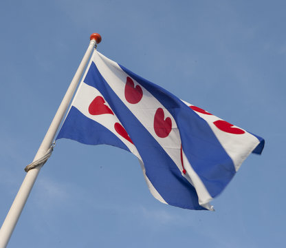 Frisian flag. Friese vlag. Netherlands.