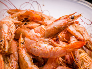 Baked shrimps