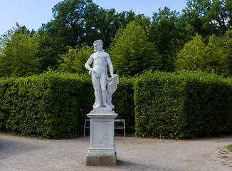 Obraz premium Statue at the Royal palace of Drottningholm, Stockholm, Sweden. 02.08.2016