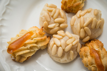 Pasta Reale, sicilian pastries with almond paste