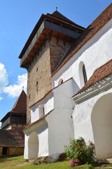 Typical house in the village Viscri,  known for his fortified church. It is part of a area if villages with fortified churches in Transylvania, designated in 1993 as a World Heritage Site by UNESCO.
