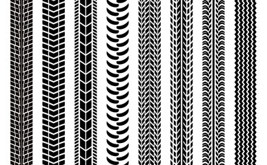 Reifenspuren, Reifenprofile