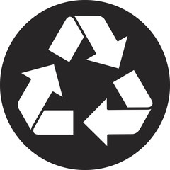 Recycled Paper Symbol (Used to indicate 100% recycled paper content)