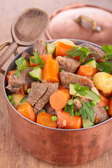 beef stew with potato and carrot
