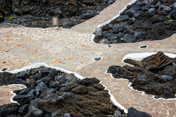 Natural volcanic pools in Garachico, Tenerife Island, Canary, Spain