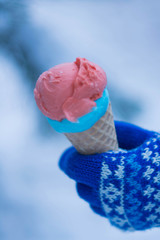Мороженое зимой