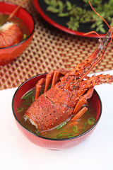 伊勢海老の味噌汁