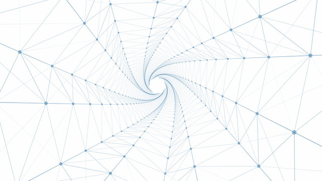 triangle spiral vector background design