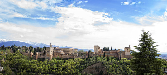Alhambra Palace in Granada, Spain