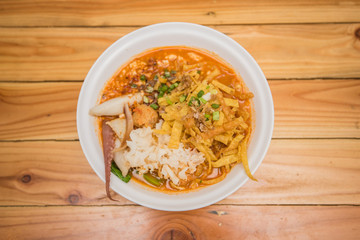 spicy noodle seafood