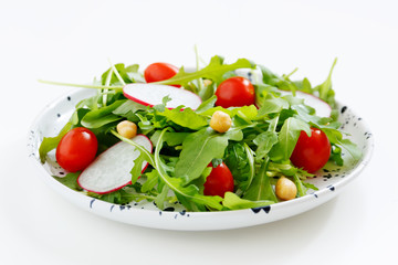 Salad on plate