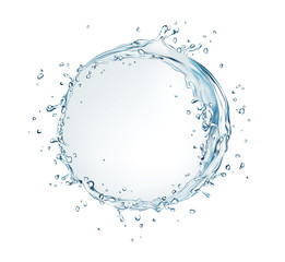 vector water splash bubble - 132428923