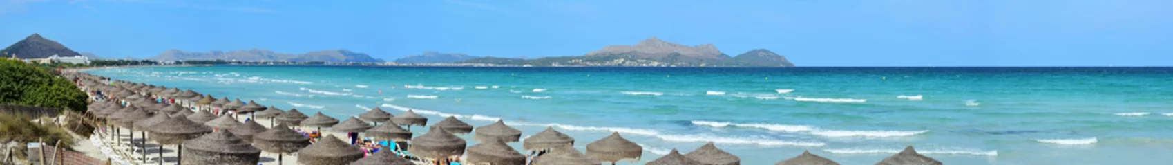Foto auf Acrylglas Küste panorama alcudia küste