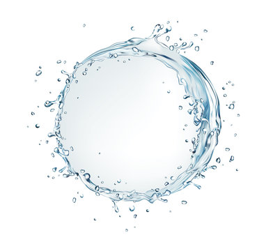 Vector Water Splash Bubble