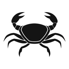 Fresh crab icon, simple style