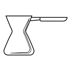 Turk icon, outline style