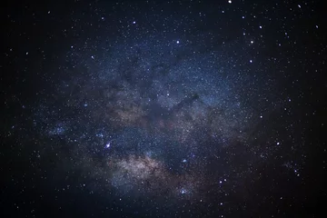 Foto op Aluminium Melkwegstelsel van dichtbij met sterren en ruimtestof in het universum © sripfoto
