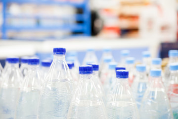 water bottles   supermarket.