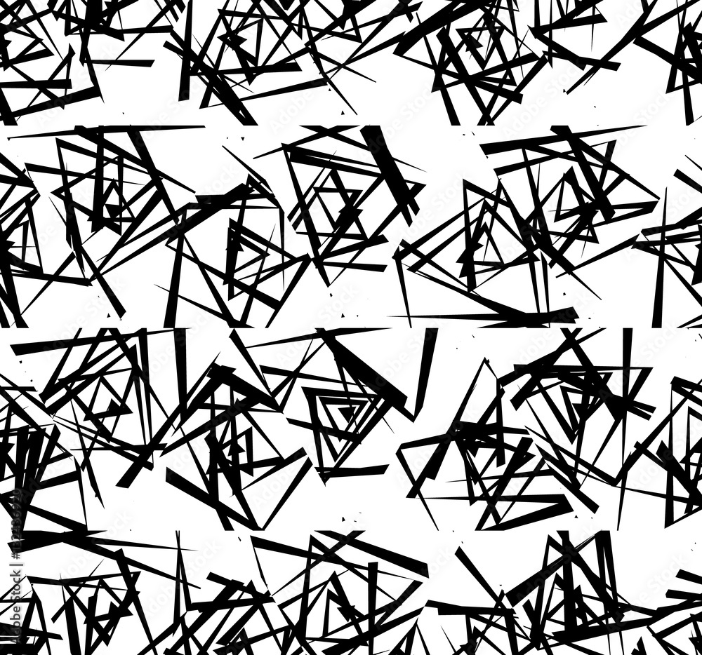 Aufkleber Rough edgy texture with random intersecting lines