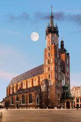 Fototapeta St. Mary's Gothic Church in Krakow obraz