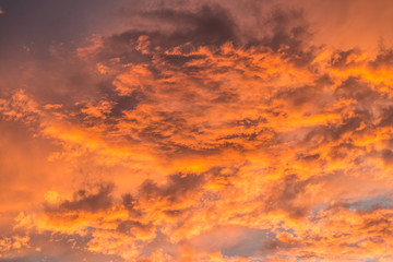 Fire in the sky