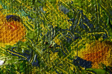 Colored oil painting background