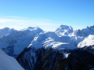 Fototapeta na wymiar Winter in Vorarlberg