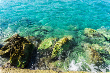 Coastline at ionian sea